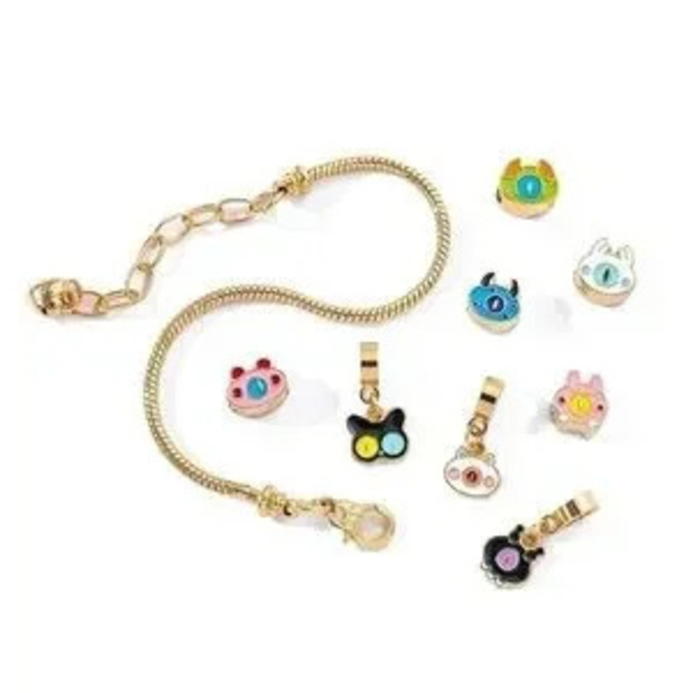 Gold Plated Cute Monster Elf Character Themed Bracelet